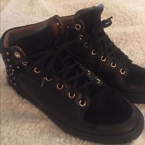 SIZE 8 MULBERRY SNEAKERS - BLACK SIZE 8